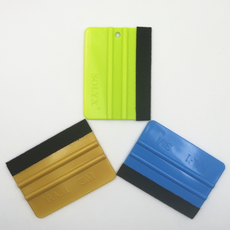 3M scraper Car film tool belt cloth square soft scraper advertising photo explosion-proof film Body color change film scraper