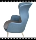 Ghế Sofa Ghế thoải mái Ghế Anle Ghế Bắc Kinh Lying Lounge Ghế Đan Mạch Nhà thiết kế sáng tạo Nội thất hình FRP ghế phòng khách Đồ nội thất thiết kế
