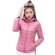 Áo chống rét nhẹ mùa xuống áo khoác nữ ngắn trùm đầu size lớn Hàn Quốc áo khoác mỏng nhẹ chính hãng