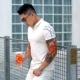 Mùa hè 2018 mới màu tương phản thêu đường ngắn tay áo polo nam Slim cotton cotton POLO thể dục thủy triều