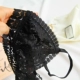 Bralette Pháp mềm cup mà không có vòng thép đồ lót nữ cảm giác siêu mỏng ren tam giác áo ngực không tập hợp