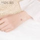 Đậu kẹo vòng đeo tay nữ sterling silver sinh viên Hàn Quốc phiên bản của vòng đeo tay đơn giản tươi tính khí đồ trang sức dâu tây pha lê trang sức đồ trang sức đá thạch anh tóc vàng Vòng đeo tay Clasp
