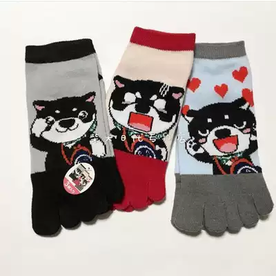 (Japan) black wood seal physical shop 2019 limited five finger socks 3 pairs sold out without repair