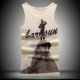 Áo vest nam mùa hè cá tính Slim retro kéo dài mồ hôi vest thể thao chạm đáy áo sơ mi nam không tay phiên bản Hàn