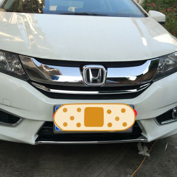 Suitable for 15-18 Xinfeng Fan Zhongnet bright strip front face decoration sequins middle net trim strip front bumper decorative strip decoration