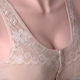 Cộng với phân bón XL áo ngực trung niên Không có vòng thép phía trước khóa cotton mỏng mùa hè kiểu vest béo áo ngực triumph Áo ngực không dây