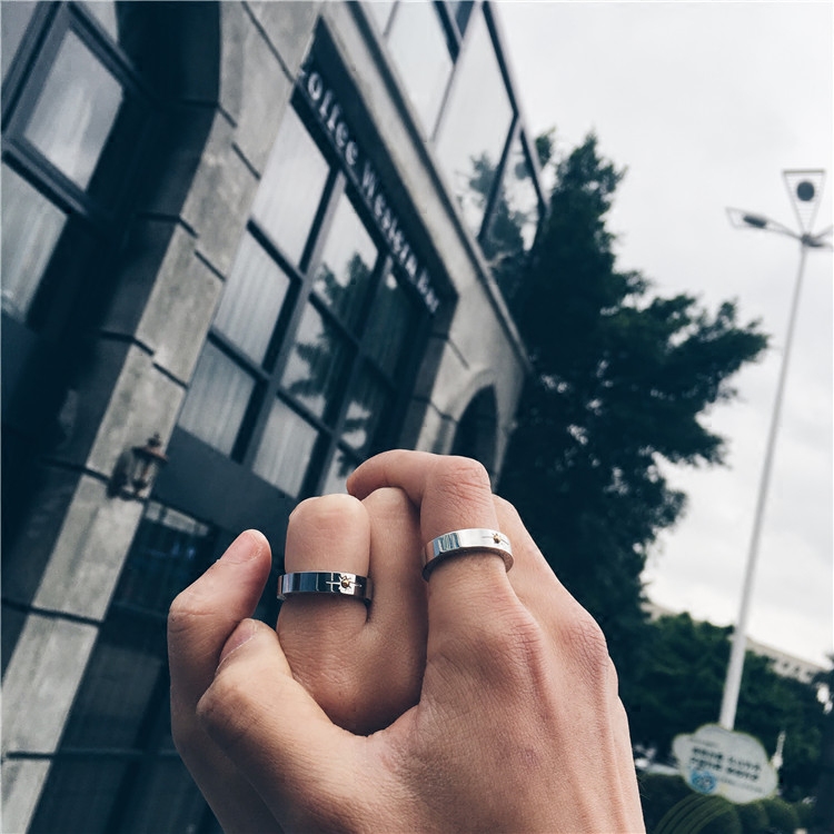 Bague mixte OTHER   en Acier au titane - Ref 3087882 Image 1