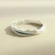 Hoa Bud Thời gian ban đầu Cặp đôi Nhẫn Nhẫn Nhẫn Bạc Sterling Cặp nam và nữ Nhật Bản và Hàn Quốc Đơn giản Quà tặng sinh viên hoang dã nhẫn đeo ngón út Nhẫn