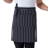 Юбка в складку, короткий кофейный фартук подходит для мужчин и женщин для работы, делается под заказ, с печатью вашего логотипа