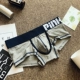 2 tải cotton đồ lót nam Tuổi trẻ cá tính boxer đồ lót gợi cảm Thấp eo quần short cotton mỏng