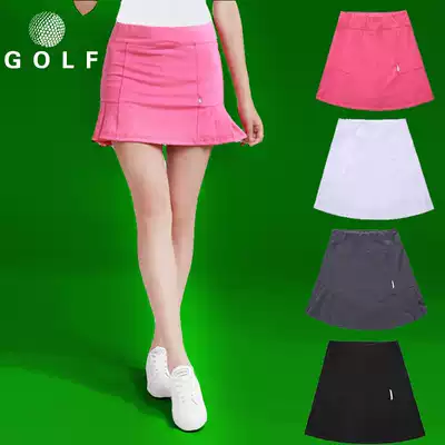 Spring and summer golf skirt golf women's half skirt quick-drying large stretch slim-fit anti-light short skirt tennis badminton