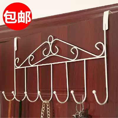 Creative household goods door rear adhesive hook hanger nail-free coat rack bag adhesive hook rack strong and no trace