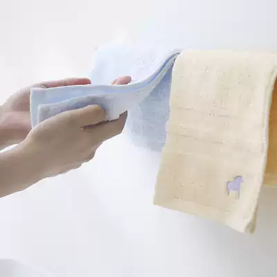 Small towel Cotton square non-lint absorbent towel Cotton face wash household adult small square towel face wash towel Japan
