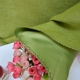 Khăn trải giường bằng vải lanh cotton dày ký túc xá trên cửa hàng rèm cửa phòng ngủ nam và nữ dưới giường vải lanh rèm che giường Bed Skirts & Valances