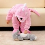 Trẻ em động vật cha mẹ-trẻ em mặc đồ ngủ hoạt hình phim hoạt hình flannel quần áo nhiếp ảnh trẻ em nam mùa xuân và mùa thu của phụ nữ mùa đông shop quần áo trẻ em
