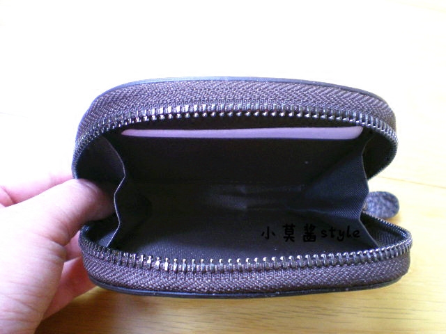 Small retro leather wallet, card holder, Korean style, hand painting