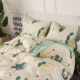Bộ đồ giường 3 bốn bộ sinh viên đại học giường đơn 1,5 ký túc xá 1,2 mét phòng ngủ giường vải lanh chăn 4 bộ