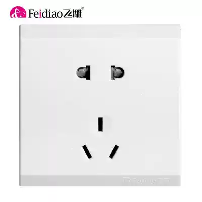 Flying carving home Open Line 5 five-hole socket two or three plug wall power panel