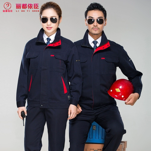 Хлопковый износостойкий демисезонный комбинезон подходит для мужчин и женщин, увеличенная толщина