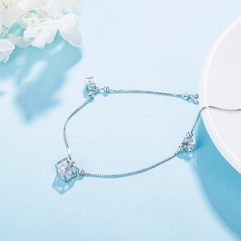Chaine de cheville Femme en Argenterie - Ref 3104253 Image 3