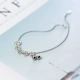 Yêu lodge 925 bạc vòng chân nữ Nhật Bản và Hàn Quốc phong cách retro đồng vòng chân cá tính chuông quốc gia mùa hè chân trang sức vòng chân bạc nữ đẹp Vòng chân