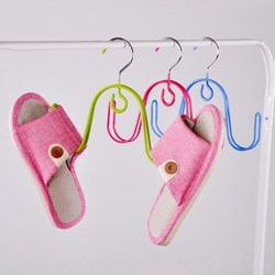 Stainless steel dipped rack shoe multi-functional Windproof anti-slip hook clothes drying rack clothes support hat hanging shoe hanging