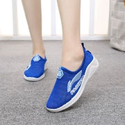 Giày vải Bắc Kinh cũ mùa hè thoáng khí của phụ nữ giày lưới chống trượt giày thể thao Giày lưới mềm đế mềm, giày đế mềm