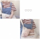 Nhật Bản cổ điển cảm giác retro in gió lỏng ren hoang dã denim overalls quần chân rộng sinh viên nữ thời trang công sở nữ cao cấp Quần jean