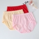 Đồ lót AB chính hãng cotton cỡ lớn eo cao thả lỏng trung niên và thoải mái cotton nữ boxer quần short nữ L612