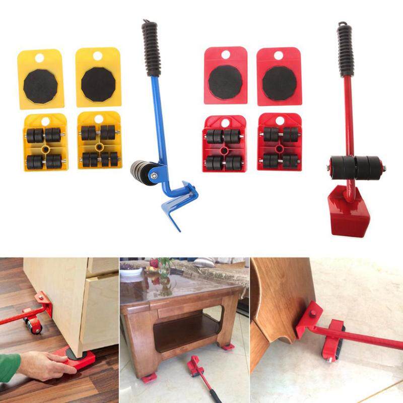 5pcs furniture transport mover tool set 4 wheeled corner mov