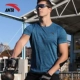 Áo thun nam Anta 2018 hè mới cho nam quần áo thấm mồ hôi thể dục thoáng khí dệt phù hợp với áo thể thao ngắn tay