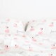 Flamingo bút viết ins nhiệt đới gió mùa hè lanh bông twill chăn gối mảnh duy nhất của custom-made đơn hoặc kép - Khăn trải giường thảm lông trải giường ngủ Khăn trải giường