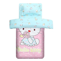 Cartoon bông ba mảnh giường giường bé người duy nhất ngủ chăn trẻ em ở trường mẫu giáo HelloKitty - Bộ đồ giường trẻ em 	bộ chăn ga gối đệm cho bé sơ sinh	