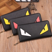 Little Monster Ví nam Túi xách dài Zipper Thời trang châu Âu và Mỹ Tiền sinh viên mới Clip túi