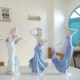 Nhà hiện đại đồ trang sức gốm thủ công tủ rượu hiển thị tủ đồ trang trí nữ phong cách châu Âu con số đám cưới trang trí phòng khách