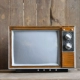 Cửa sổ hiển thị trang trí nhà đạo cụ trang trí đồ trang trí retro trang trí mềm retro mô hình TV đen trắng