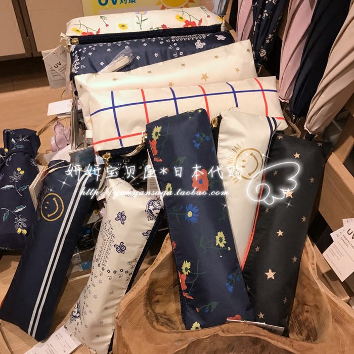 Japan WPC ultralight folding sunscreen sun-shading umbrella anti-UV shading umbrella clear umbrella male and female umbrella 2