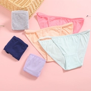 5 cám dỗ gợi cảm Quần hình chữ T kẹo màu cô gái đồ lót t đai mỏng màu cotton rắn đồ lót nữ đơn giản