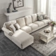 Beverly Vatican Nghệ thuật tặng phòng khách góc vải 7 hình sofa góc kết hợp Mỹ đồ nội thất tối giản đã sẵn sàng - Ghế sô pha ghế sofa văn phòng Ghế sô pha