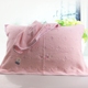 Gối cotton vàng chính hãng satin thật nổi dòng thêu thời trang dày thanh lịch G2056H khăn gối Khăn gối