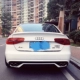 17 cánh sau A4L dành riêng cho 09-16 Audi A4L cánh sau A4 được sửa đổi ABS với cánh áp lực được sơn cánh cố định đuôi cá xe hơi Sopida trên