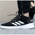 Giày thể thao nữ Adidas 2018 mùa xuân mới nhẹ mang giày thoáng khí có dây đeo thông thường DB1789 Giày tennis