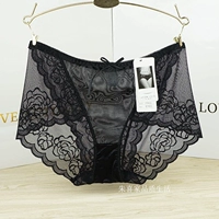 Đồ lót lưới siêu mềm ren khâu ở eo lady không có dấu vết boyshort đồ lót trong suốt gợi cảm quần xì nữ