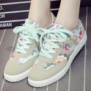 Demi-season universal cloth footwear, sneakers, sports shoes for leisure, for secondary school, Korean style, 14 years