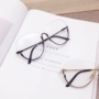 Châu Âu và Hoa Kỳ thời trang lớn không viền trong suốt bằng phẳng gương nữ xu hướng retro hình con bướm 蛤蟆 蛤蟆 kính gọng gương gucci sơn tùng