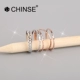 925 sterling bạc siêu tốt cắt lưới đỏ doanh vòng sinh viên nữ chic rất đơn giản Nhật Bản và gió Hàn Quốc ngón tay nhỏ đuôi đèn flash