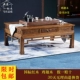Mới phong cách Trung Quốc gỗ gụ nội thất cánh gà sofa gỗ rắn gỗ log log phòng khách nhỏ cổ ghế sofa kết hợp bàn cà phê - Bộ đồ nội thất Bộ đồ nội thất