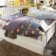 Khung giường IKEA Hannes (90/120/150 / 180x200cm đen / trắng) mua trong nước - Giường