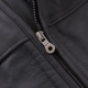 Vest da nam ngắn vest da đứng cổ áo thủy triều Harley đầu máy quần áo vest vai dây kéo áo khoác mỏng - Quần áo lông thú áo khoác da nam Quần áo lông thú