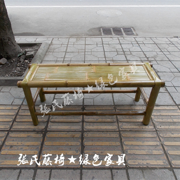 Zhang's rattan chair bamboo furniture bench Bench Bamboo Bench bamboo stool Bench Bamboo Bench long stool Sichuan Dang Nangzhu Bamboo and Bamboo Bench